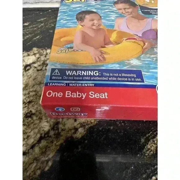 NEW!! Bestway H2O GO Baby Ring With Sun Yellow Pool Float For Kids Swim 1-2yrs! - Picture 10 of 10